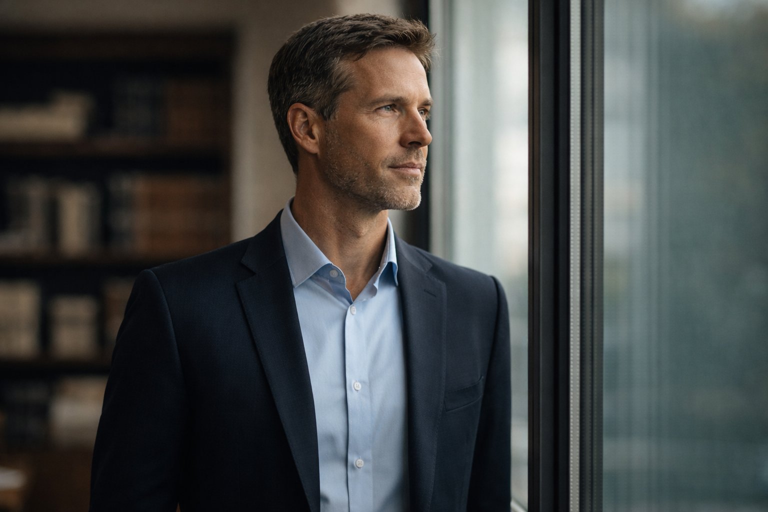 Plaintiff trial lawyer presenting visual evidence to jury